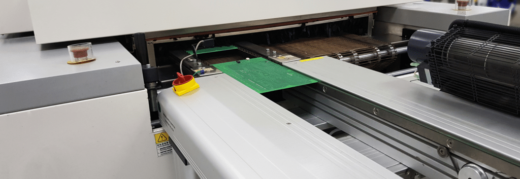 SMT line in production